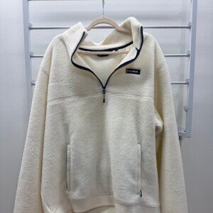 Rhoback White Fleece Pullover with Zipper NWOT - Size XXL